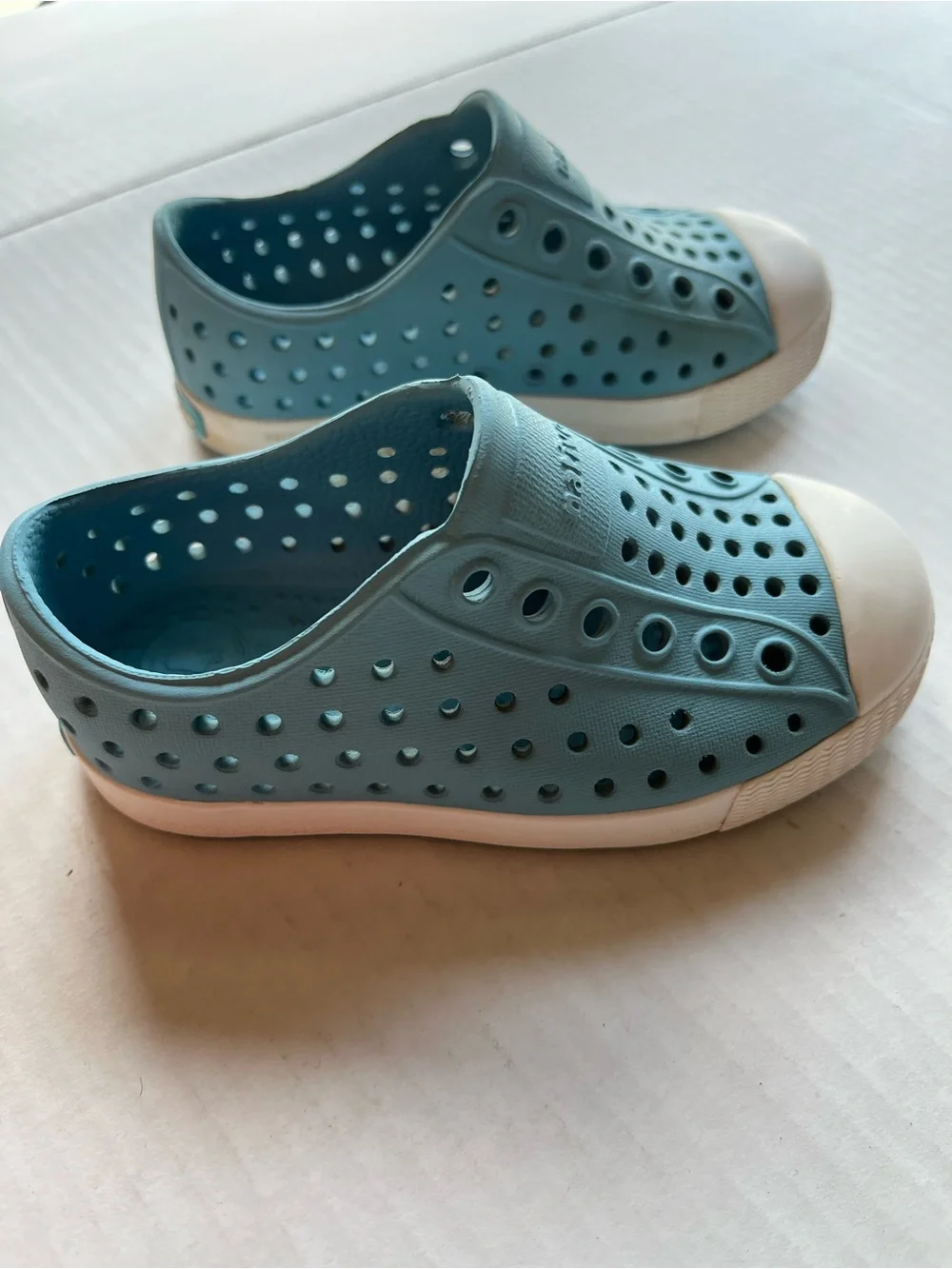 Native Kids Slip-On Shoes in Teal Summer Sneakers Water play